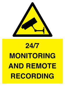 24/7 MONITORING AND REMOTE RECORDING